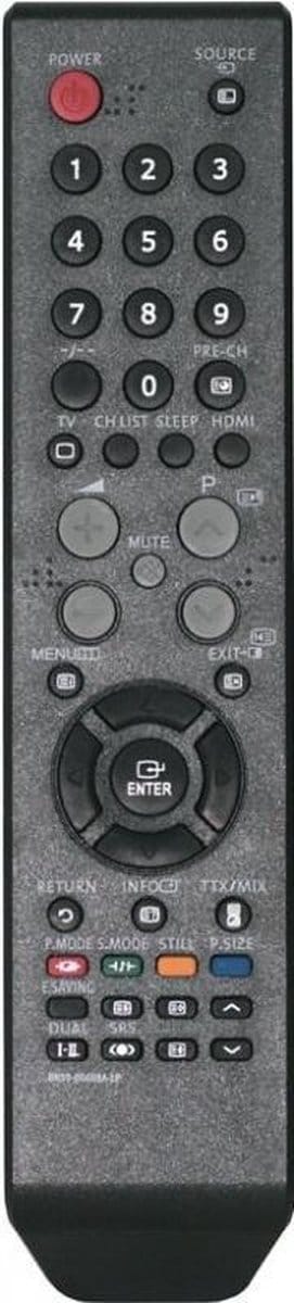 Samsung BN59-00609A afstandsbediening IR Draadloos TV Drukknopen