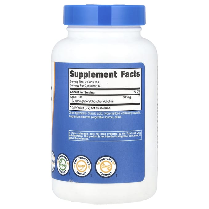 Alpha-Gpc, 120 capsules (300 mg per capsule)