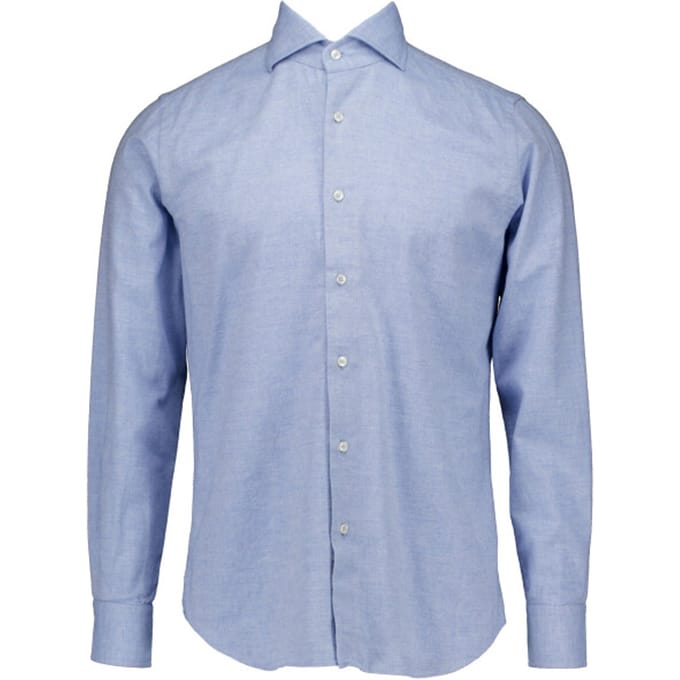 Xacus Washed Shirt Lange Mouw Overhemden Lichtblauw 721ml/91175