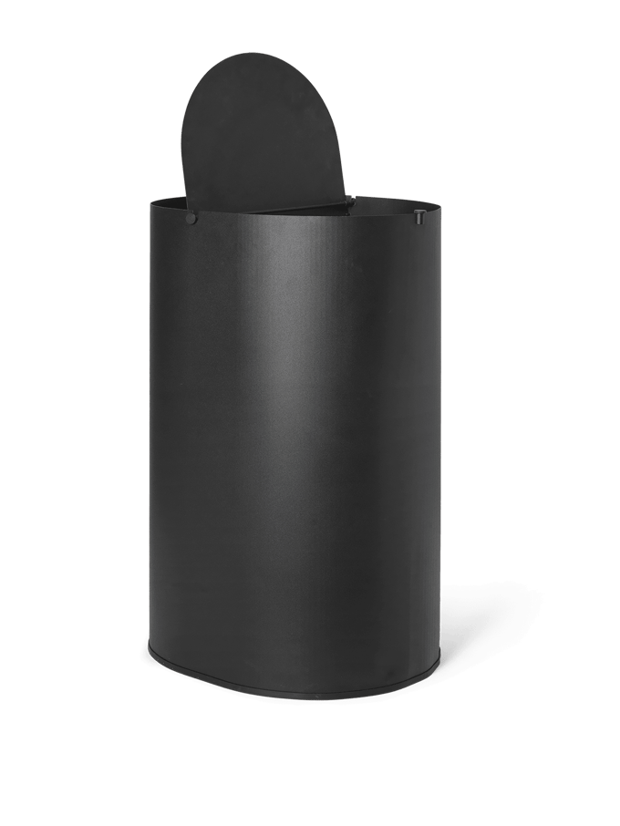Ferm Living Enkel Vuilnisbak - Large - zwart