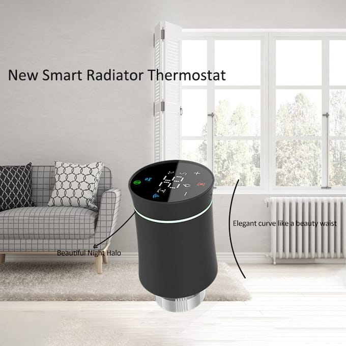 Tuya Zigbee TRV Thermostatische Klep LED Display Scherm Intelligent Huis Huishouden Leven Temperatuur veelkleurig