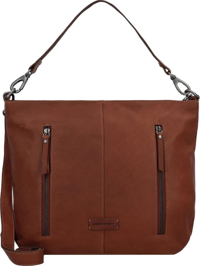 Jack Kinsky Schoudertas Leer 33 cm - Dames - rot