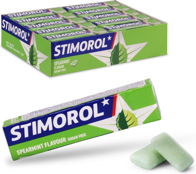 Stimorol Spearmint - Kauwgom - Suikervrij - 1x30stuks