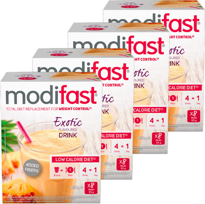 Modifast Intensive | Milkshake Exotic | 4 Stuks | 4 x 440g