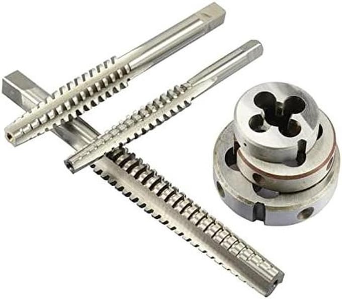 Tap en matrijs - Schroefdraad set - Metaal bewerken - Hoge hardheid - 2 stuks - Metaal