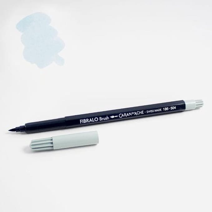 Carandache Fibralo Brush |  Payne's Grey