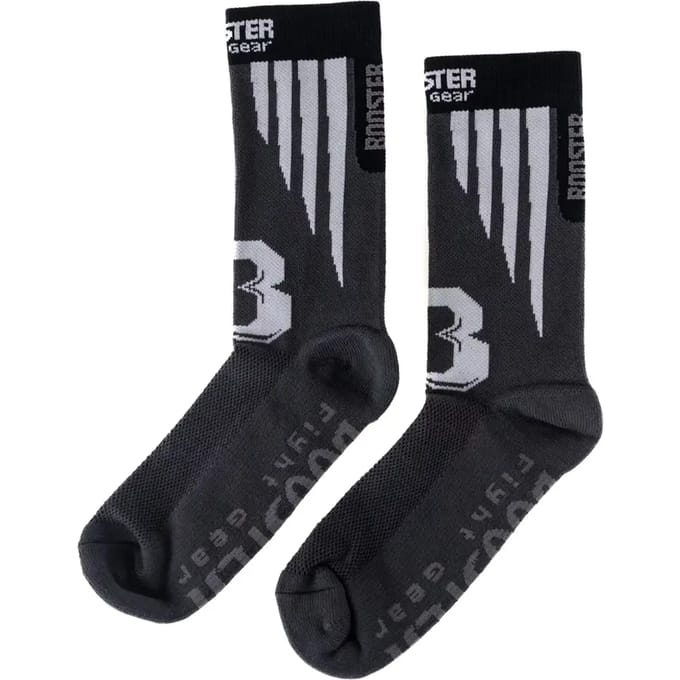 Booster Rapid Strike Pro 1 - Sokken - Zwart/Grijs - maat M - EU 38-42