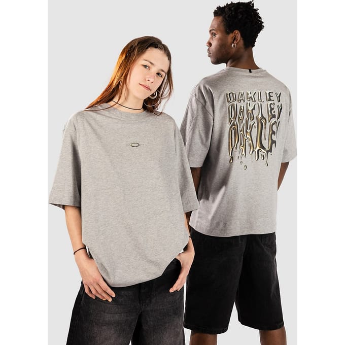 Oakley Stacked Metal T-Shirt grijs