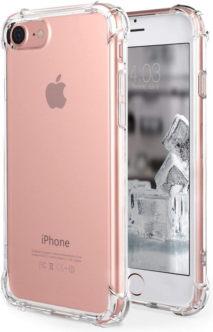 Hoesje voor iPhone 6 PLUS / iPhone 6S PLUS backcover Shockproof siliconen Transparant