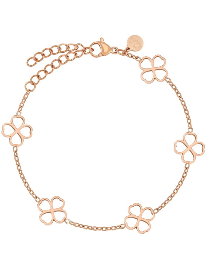 good.designs Allergievriendelijke armband met klavertje