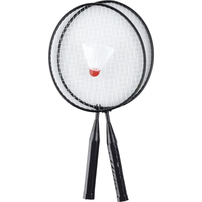 Badmintonrackets met korte steel Kim'play (x2)