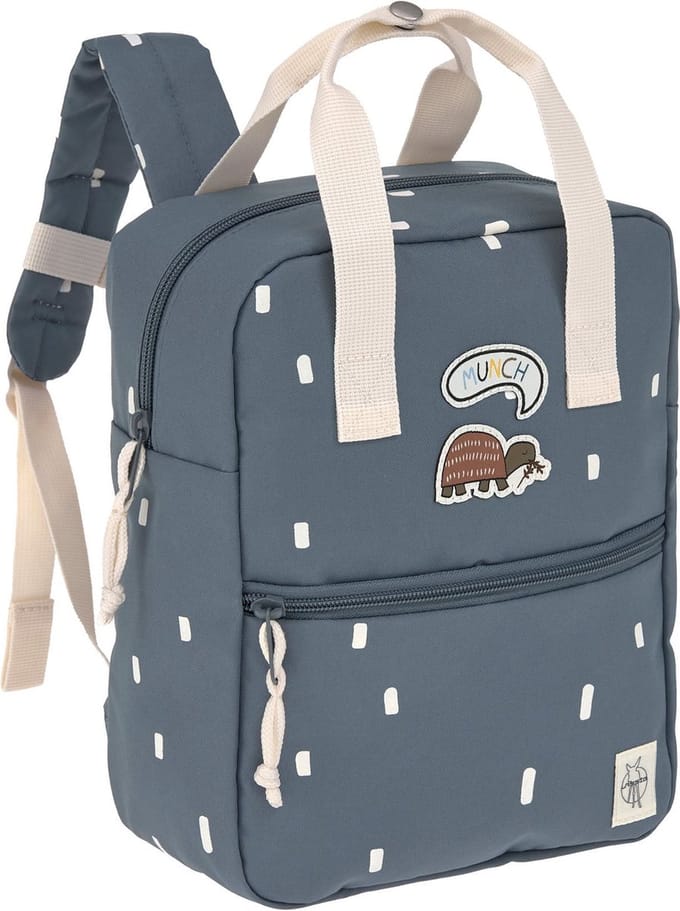 Lässig rugzak voor kinderen Mini Square Backpack - Happy Prints Midnight blue