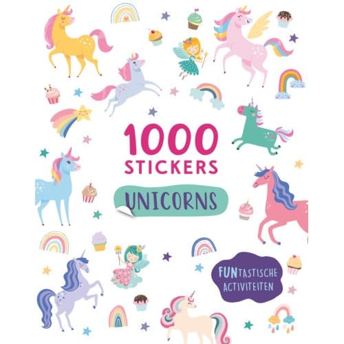 Unicorns & Friends - 1000 Stickers - Claire Sipi