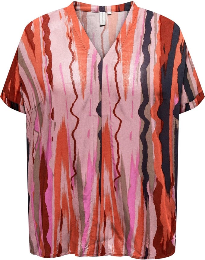 ONLY CARMAKOMA CARNOVA LIFE IN ONE TOP Dames Top - Maat 46