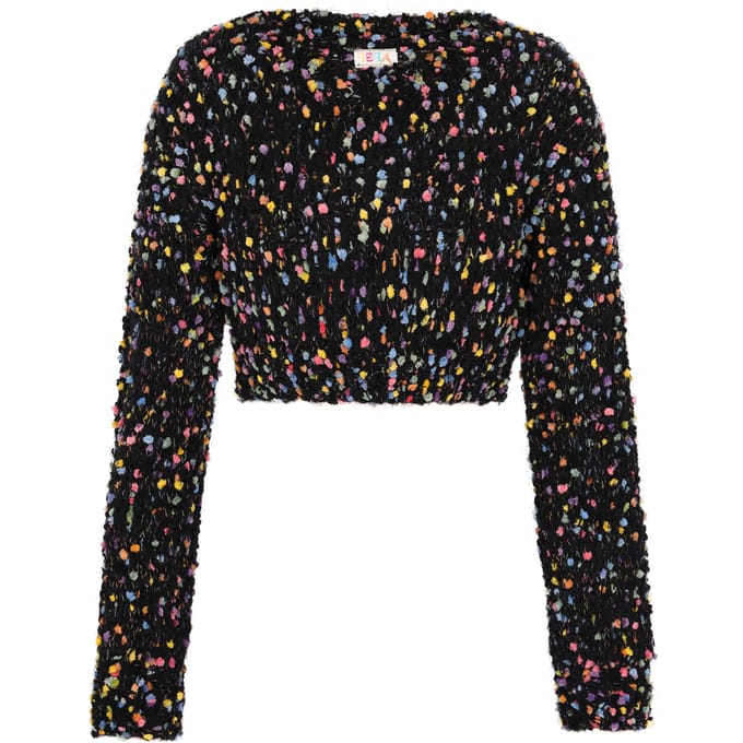 IZIA Jumper Dames Zwart Veelkleurig