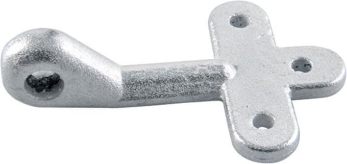 ProPlus Opschroefoog - Staal - 10 cm - Zilver - Type 0