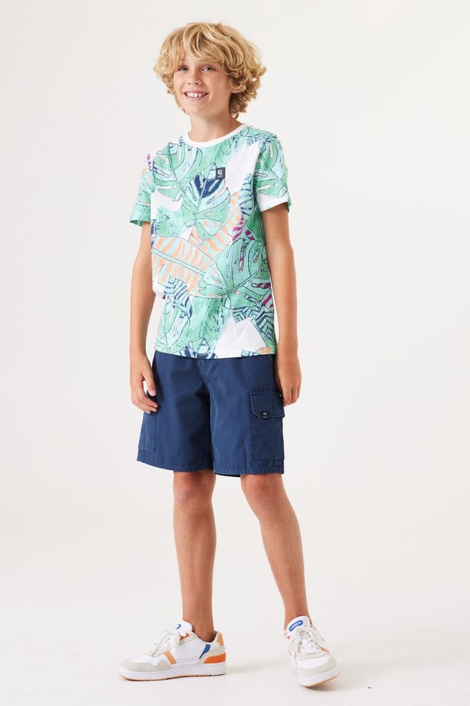GARCIA Jongens Shorts Blauw - Maat 146