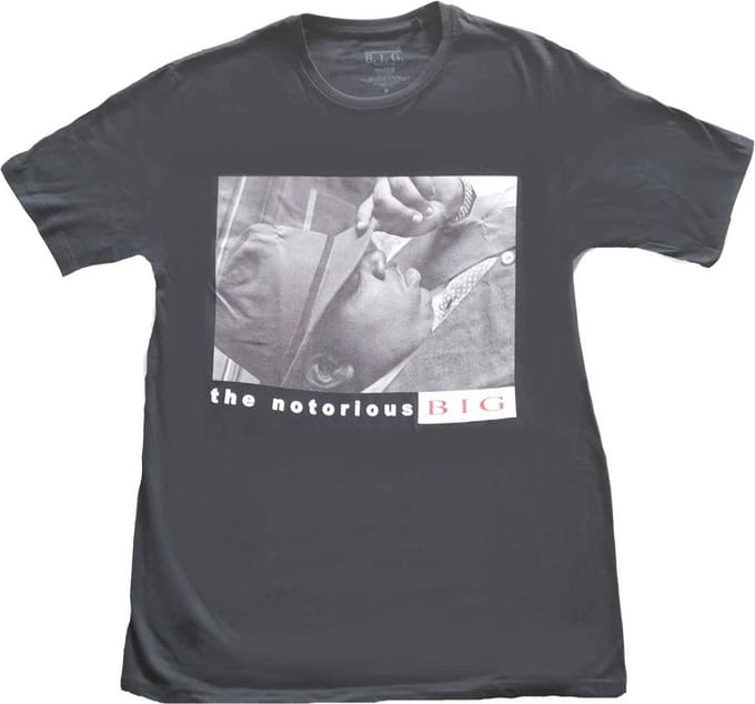 Biggie Smalls - Lay Down Heren T-shirt - S - Zwart