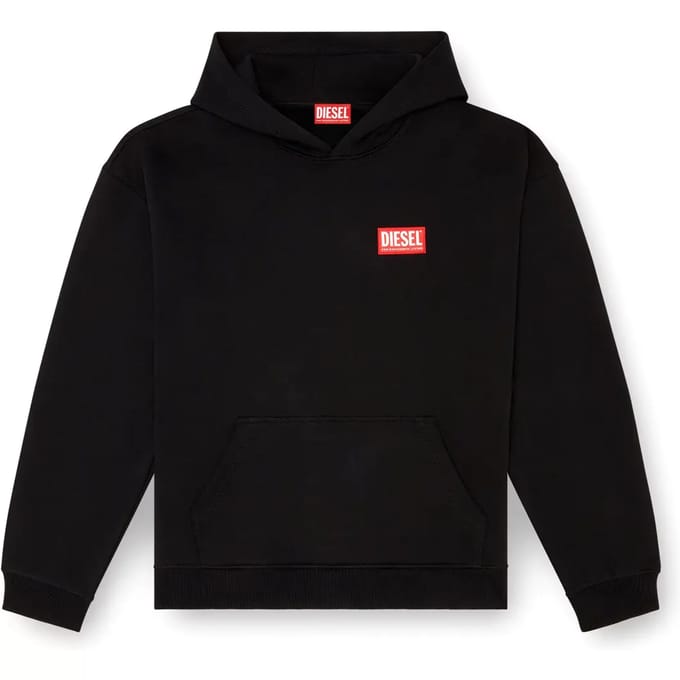 Diesel Hoodie Sweatshirt - Black Sweaters