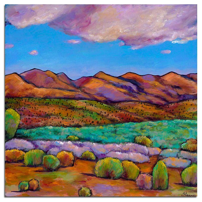 Couverture de nuage 5D bricolage diamant peinture paysage diamant broderie 30x30CM blue