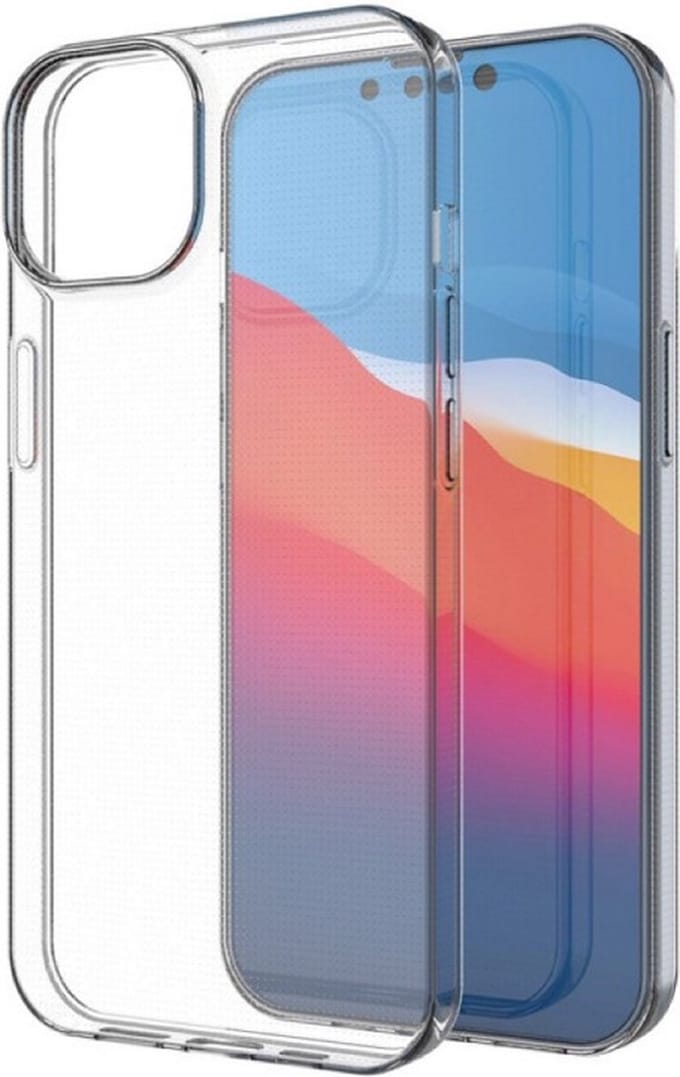Casecentive - Silicone Back case - iPhone 14 Plus - clear