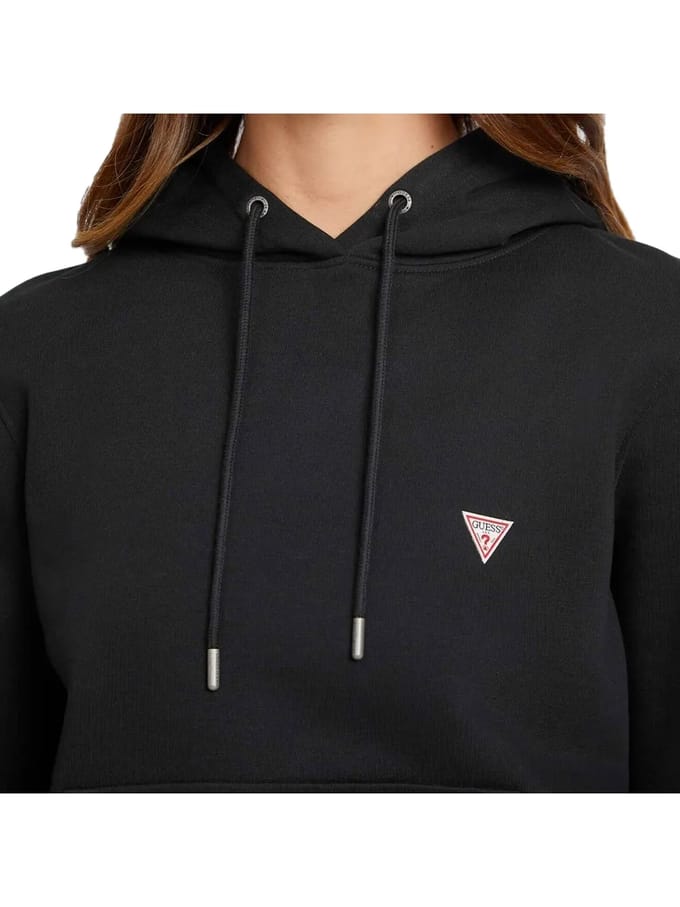 Dames sweatshirt met capuchon mini driehoek Guess Reg
