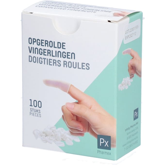 Pharmex Vingerling Opgerold L 100 Vingerhoed