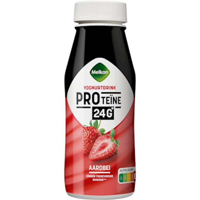 High Protein yoghurtdrink aardbei
