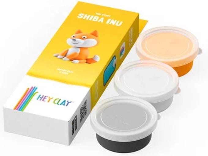 Hey Clay Dog Story Shiba Inu Set