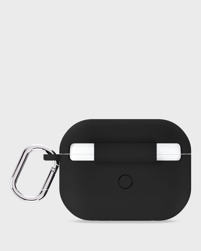 Holdit Solid Silicone Case voor de Apple AirPods Pro / Pro 2 - Zwart