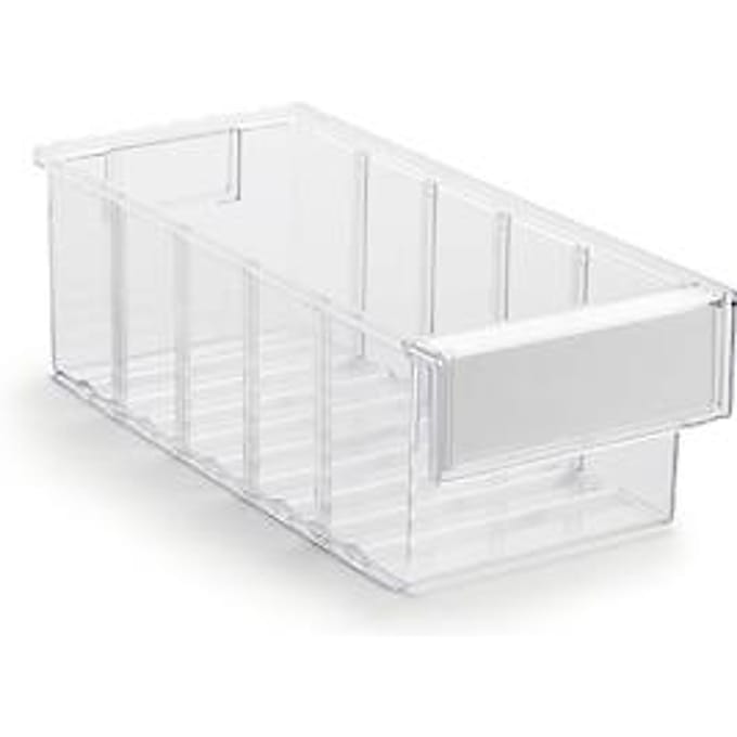 Magazijnlade serie 3015 Treston - polystyreen - L 300 x B 132 x H 100 mm - 2,5 l - transparant