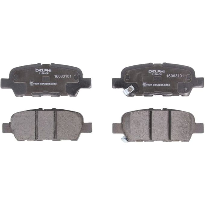 Remblokset DELPHI LP3158, achter