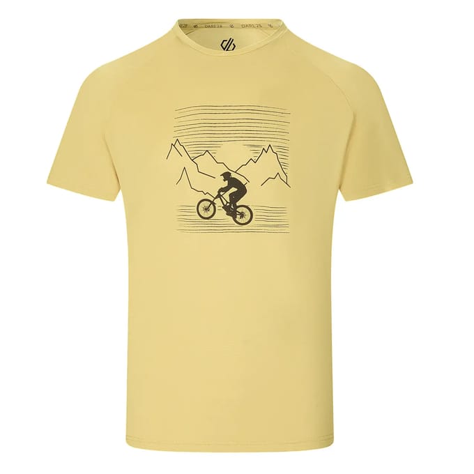 Dare2B Heren Tech II T-shirt met korte mouwen en grafische print