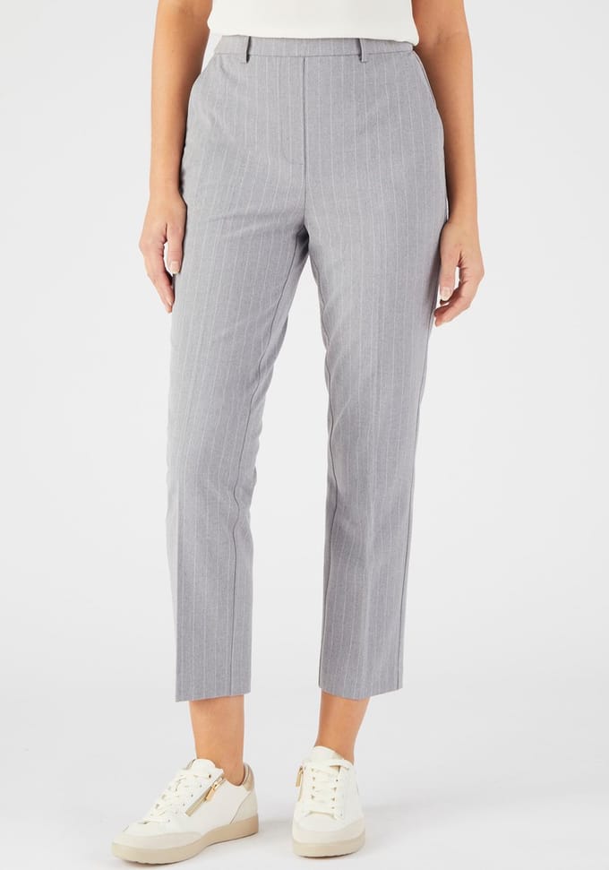 Damart - 7/8-broek pull-on bi-stretch - Dames - Grijs - 52