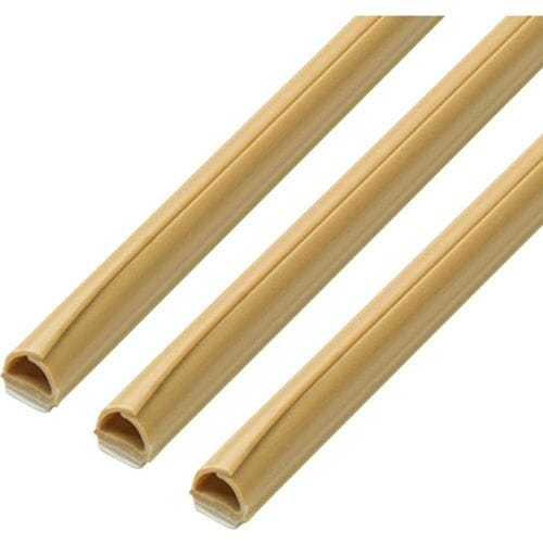 Inofix Cablefix Flexibel 2202 Licht Bruin 10 mm Zelfklevend (Grenen kleur) 1 set= 3x1M