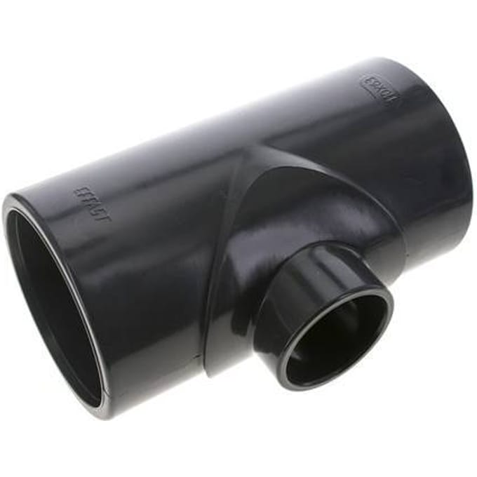 PVC Adapter T-stuk Lijmmof 110 tot 63mm