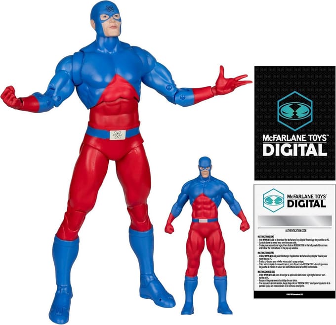Actiefiguur DC Comics The Atom Zilveren Tijdperk 18 cm Verzamelobject