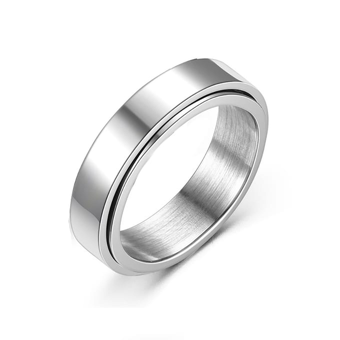 Fidget ring zilver - Anti-stress - Anti-angst