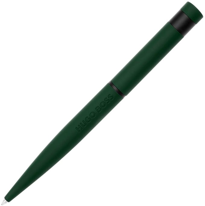 Hugo Boss - HSG4634T - Balpen - zwart/groen - Loop