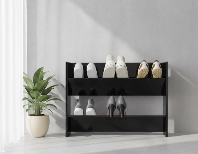 Luxe Kast – Antraciet – 213x186x33 cm – Industrohome
