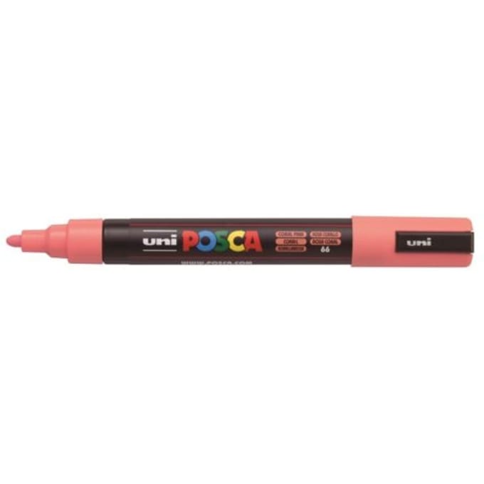 Posca verfstift - Koraal - waterbasis - Conische punt medium - 1 stuk