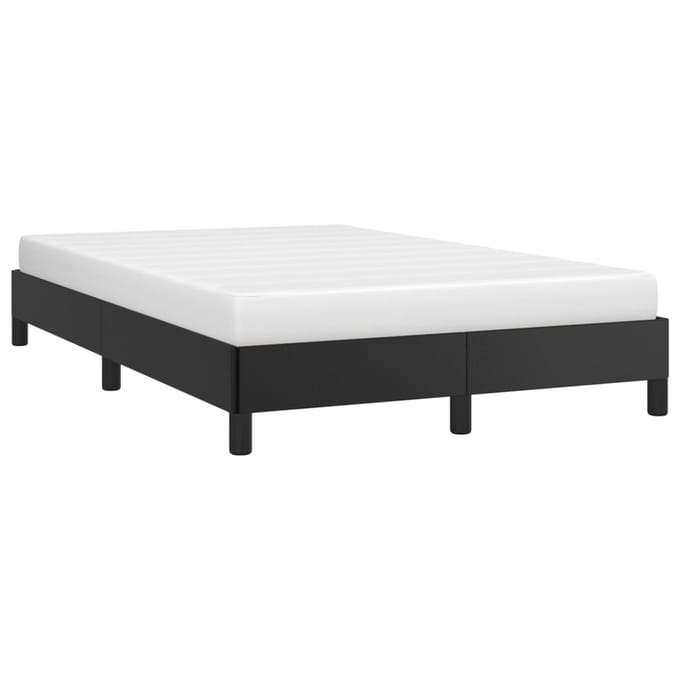 vidaXL - Bedframe - kunstleer - zwart - 120x200 - cm