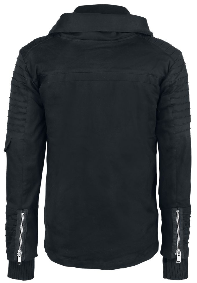 Vixxsin - Gothic Winterjas - Salute Jacket - L tot XL - voor Mannen - zwart