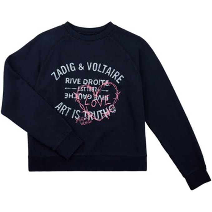 Zadig & Voltaire X60436 Sweatshirt Zwart 8 Years Meisjes