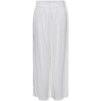 Broek Only Noos Tokyo Linen Trousers - Bright White