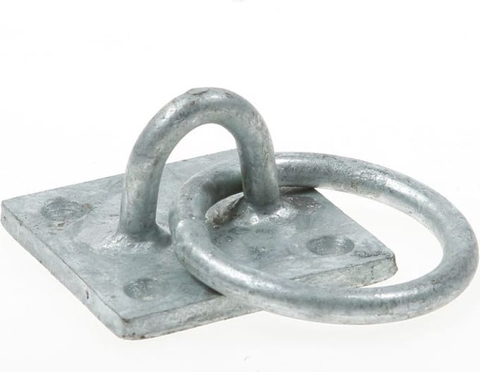 BREG - Vierkante Aanlegring - 60x60x5mm - Gegalvaniseerd - 1 Stuk