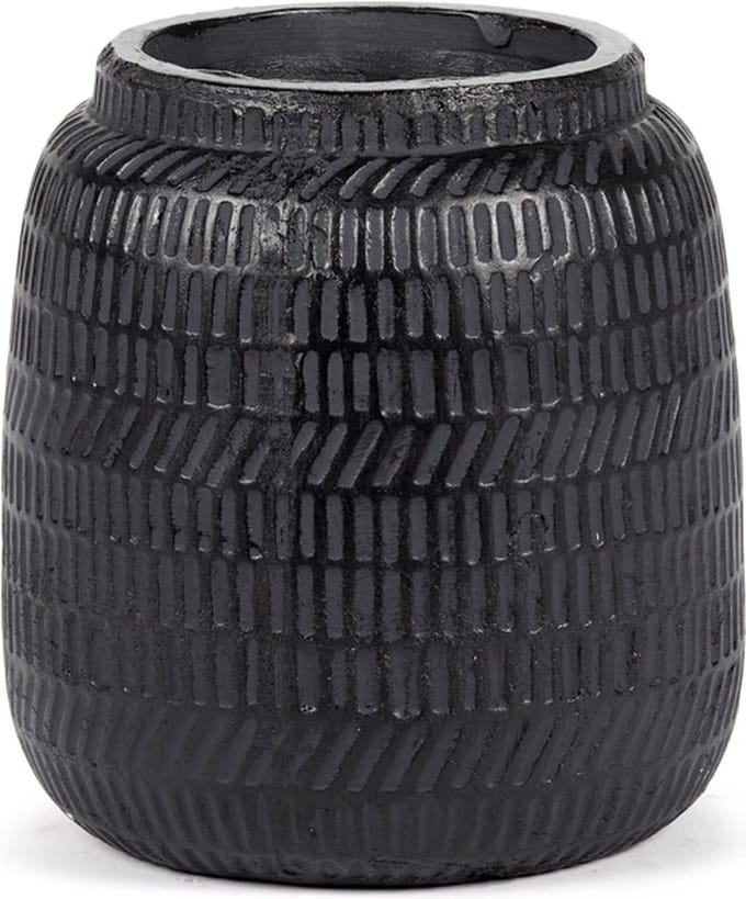 Serax Bloempot-Sierpot Zwart D 15.5 cm H 16 cm opening 9.5 cm