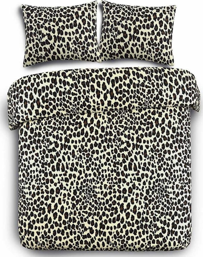Day Dream Panter - Dekbedovertrek - Eenpersoons - 140x200/220 cm - bruin