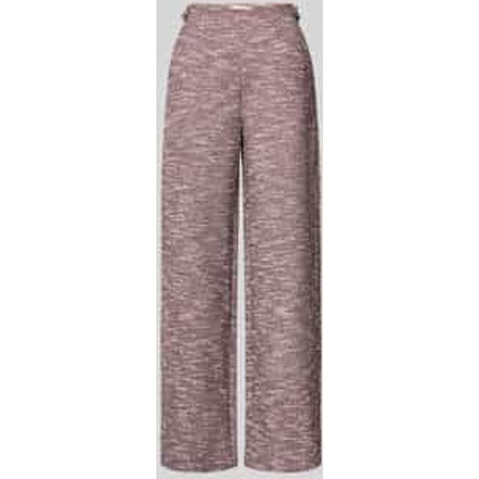 Wide leg broek in bouclélook, model 'KATE'