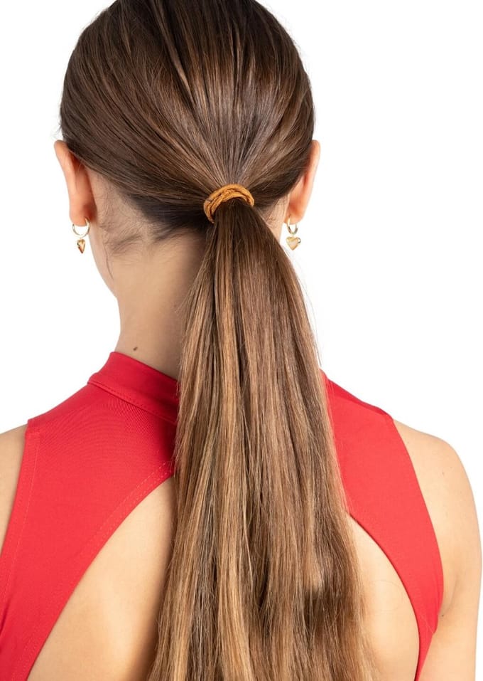 Capezio - Hair Ties - Haar elastiek - Bunhead 1509 - Light Brown